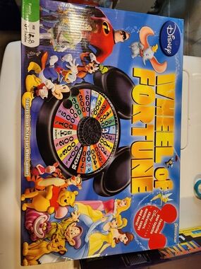 Disney Wheel of Fortune Kids Game - Blue